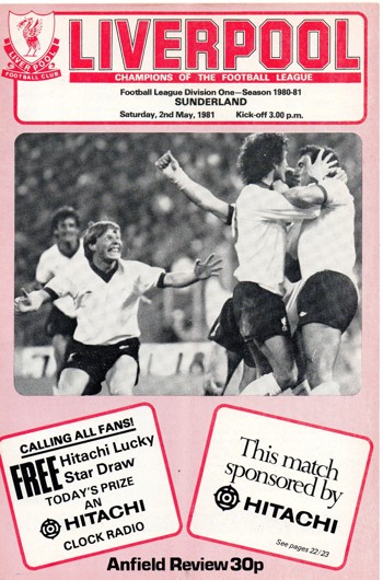 Match programme